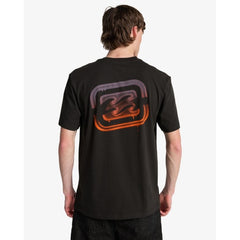 Billabong Crayon Wave T-Shirt Men's (Washed Black WAA)