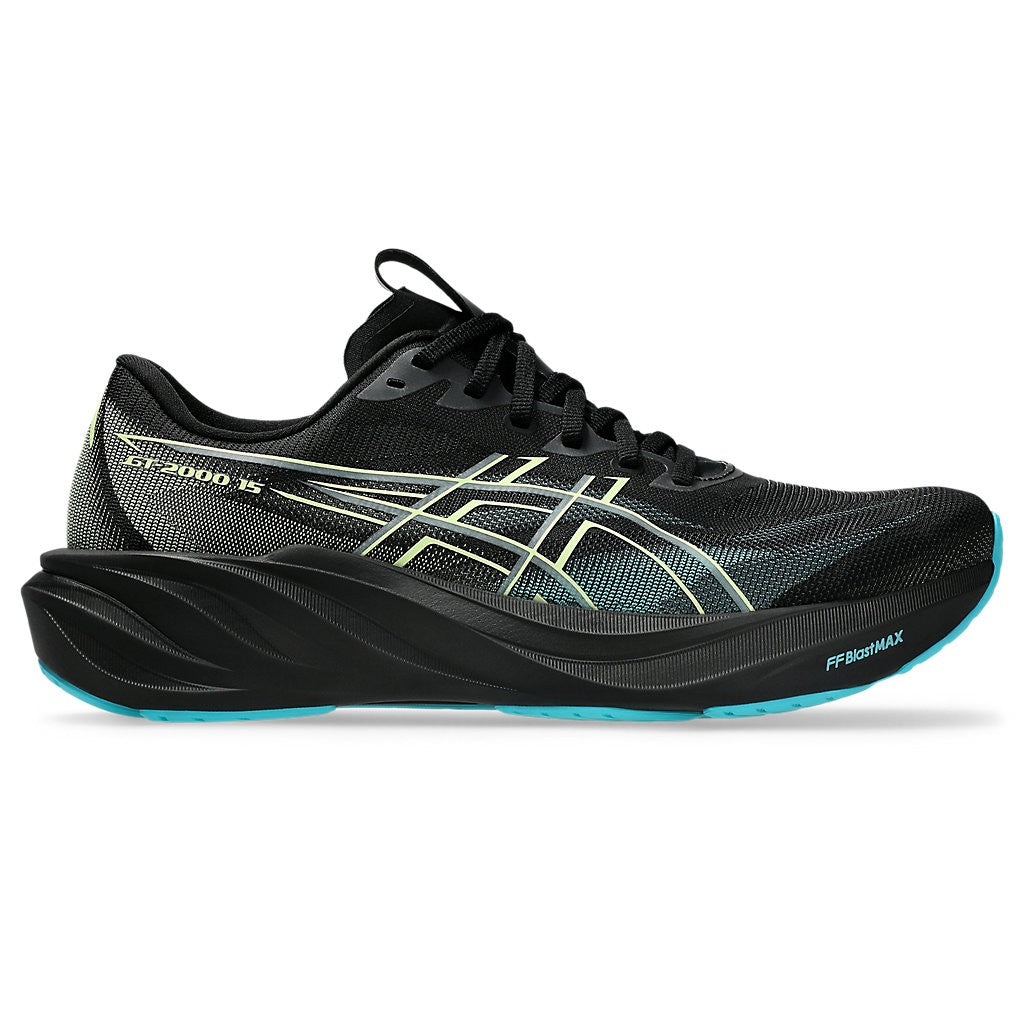 Asics GT-2000 15 Mens Running Walking Shoe (Black Energy Aqua 002)