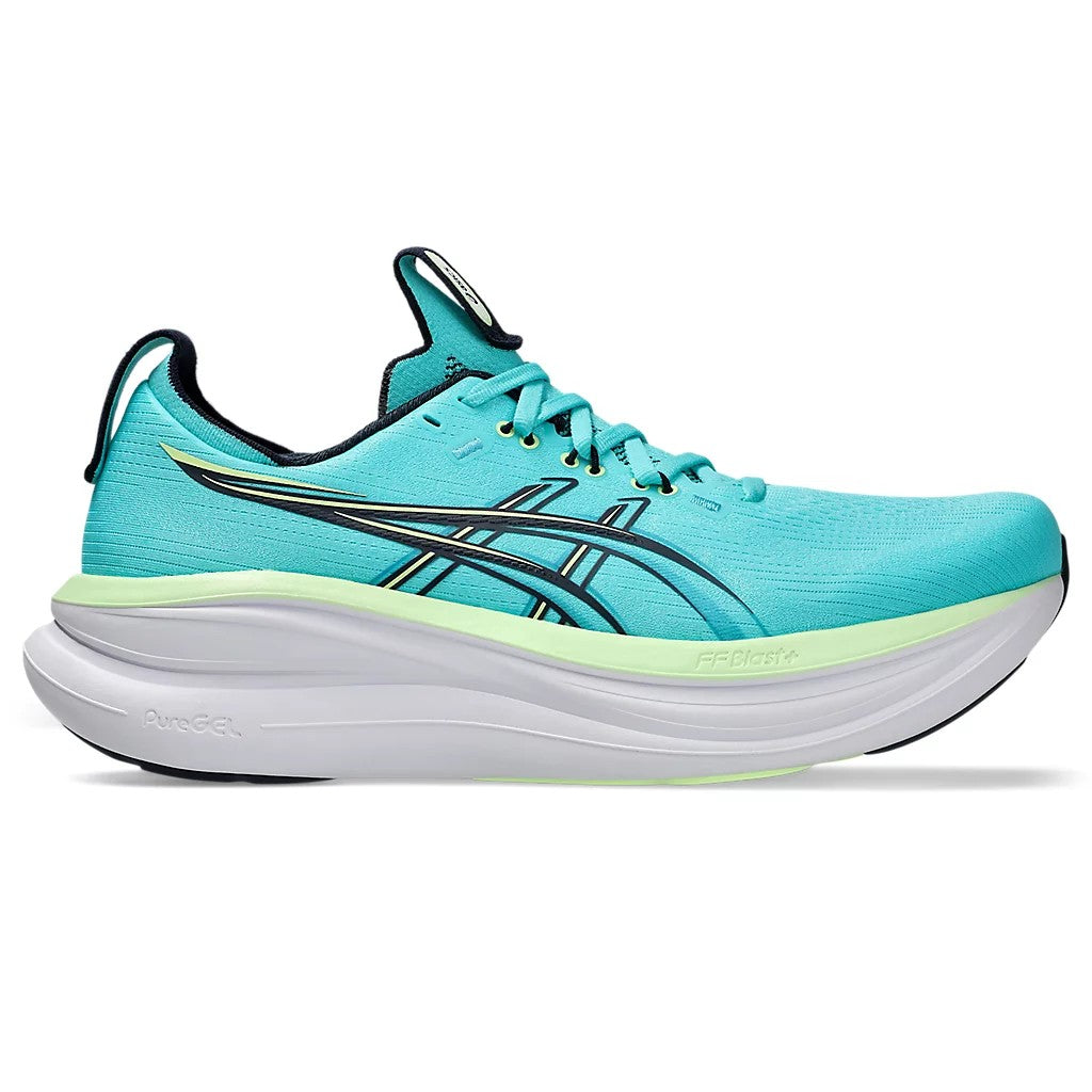 Asics Gel Nimbus 28 Mens Running Walking Shoe (Energy Aqua Blue Midnight 403)