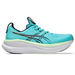 Asics Gel Nimbus 28 Mens Running Walking Shoe (Energy Aqua Blue Midnight 403)