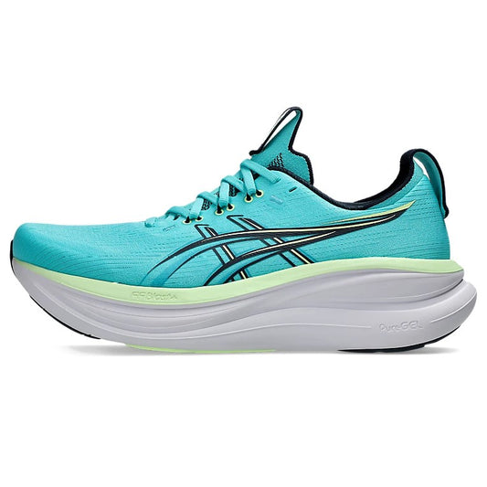 Asics Gel Nimbus 28 Mens Running Walking Shoe (Energy Aqua Blue Midnight 403)