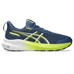 Asics GT 1000 14 GS Kid's Running Shoes (Independence Blue Neon Lime 404)