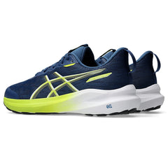 Asics GT 1000 14 GS Kid's Running Shoes (Independence Blue Neon Lime 404)