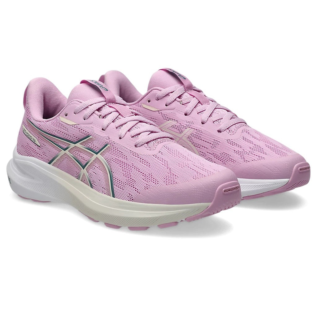 Asics GT 1000 14 GS Girls Running Shoes (Hazy Lilac Rose Dust 701)