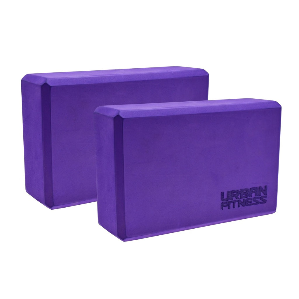 Urban Fitness Yoga Brick (Pair) (Purple UFM209)