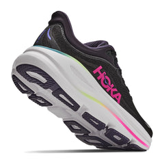 Hoka Bondi 9 Running Shoes Women's (Black Neon Dragonfruit)