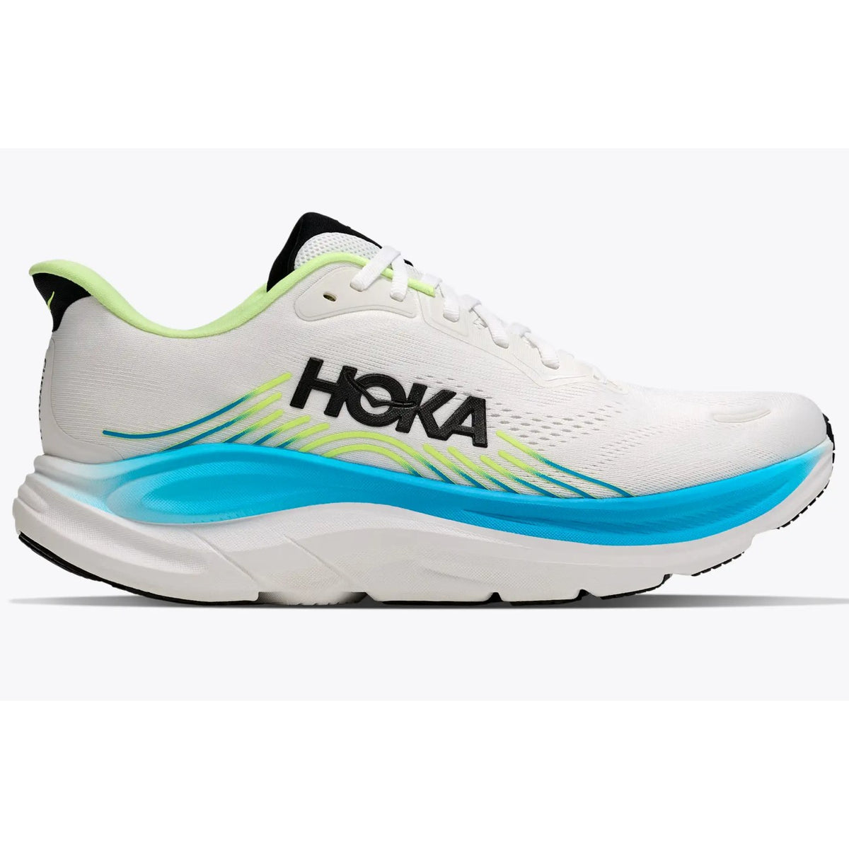 Hoka Clifton 11 Running Shoes Men's Wide (Frost Black FLCK)