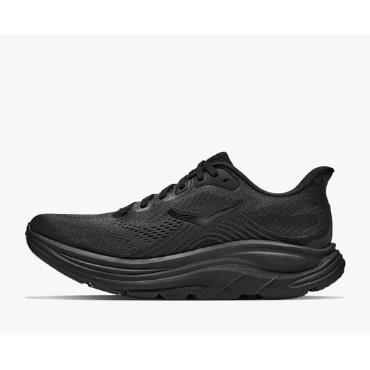 Hoka Clifton 11 Running Shoes Women's Wide (Black Black BBLC)