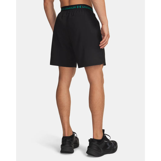 Under Armour Vanish Woven 2.0 6 Inch Shorts Men's (Black Green 013)