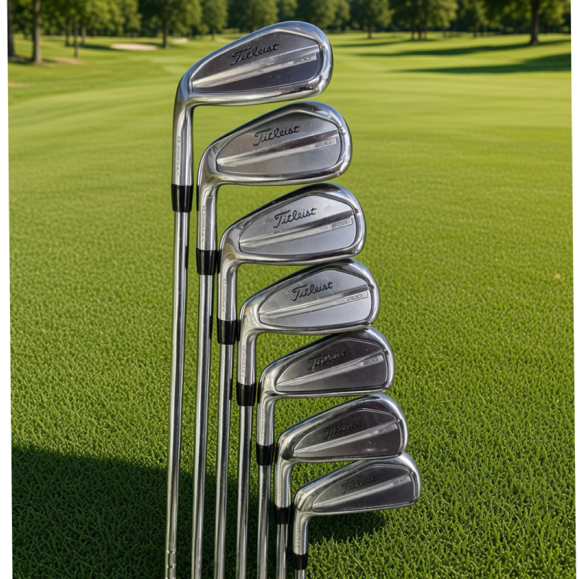 Titleist T200 5 to 9+PW 43°+GW 48°Iron Set (7 Irons) MENS LEFT HAND EX RENTAL SET