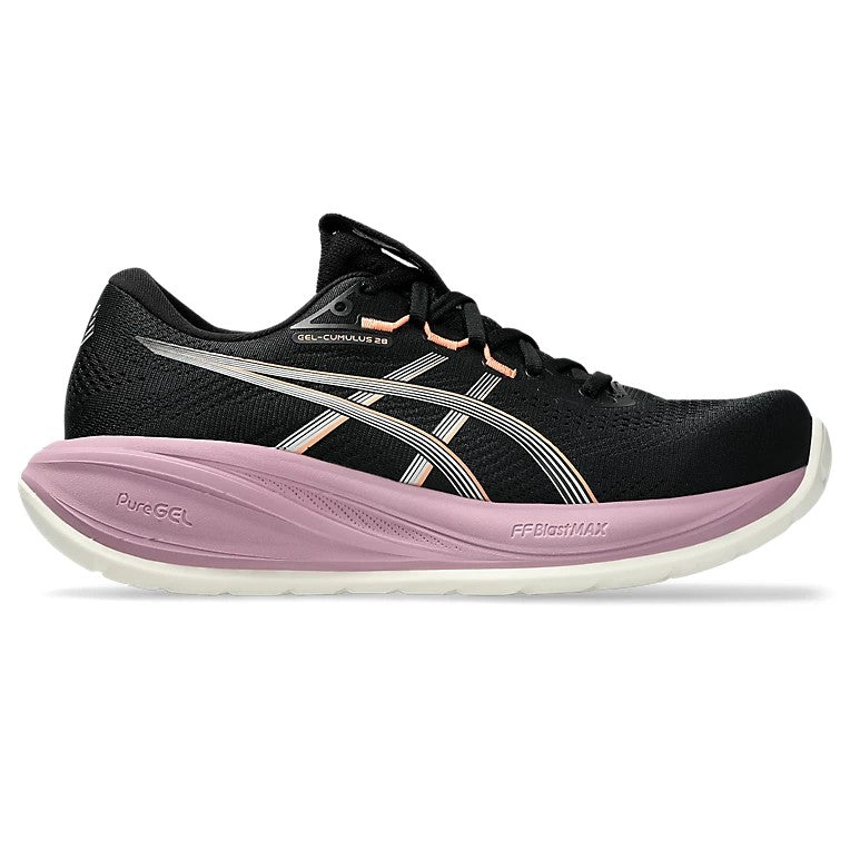 Asics Gel Cumulus 28 Running Shoes Women's (Black Taro Purple 004)