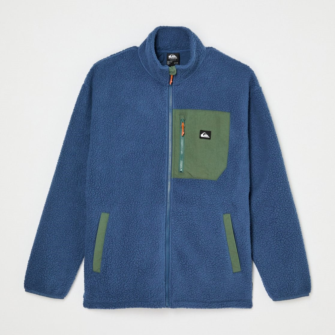Quiksilver Clean Coast Full Zip Fleece Men's (Blue BRQ0)
