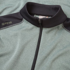 Ping Ramsey Half Zip Top Men's (Laurel Green Marl Black)