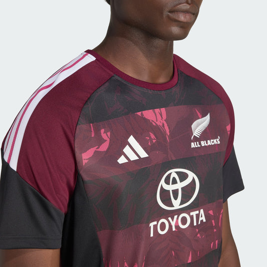 Adidas All Blacks Performance T-Shirt for South Africa Tour (Maroon KX4785)