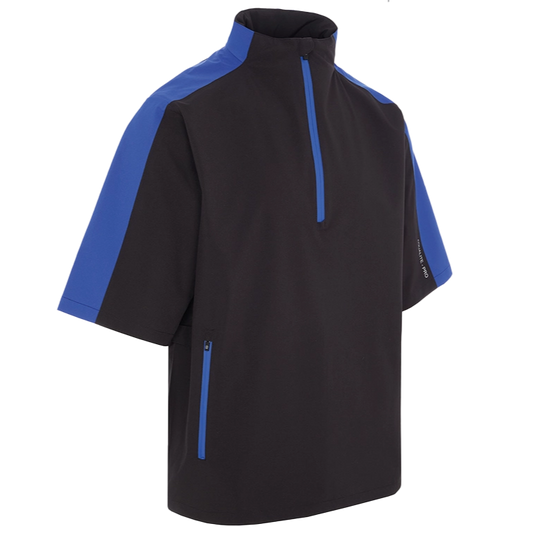 ProQuip Aqualite Pro Half Sleeve Rain Top Men's (Black Magnetic Blue)