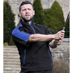 ProQuip Aqualite Pro Half Sleeve Rain Top Men's (Black Magnetic Blue)
