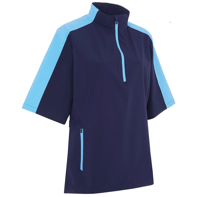 ProQuip Paige Half Sleeve Rain Jacket Women's (Navy Bonnie Blue)