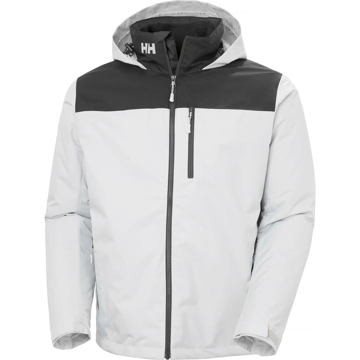 Helly Hansen Crew Hooded Pile Jacket Men's (Grey Fog Two Tone 853)