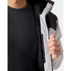 Helly Hansen Crew Hooded Pile Jacket Men's (Grey Fog Two Tone 853)