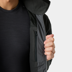Helly Hansen Hooded Midlayer Sailing Jacket 2.0 Men's (Thunder Grey Two Tone 831)