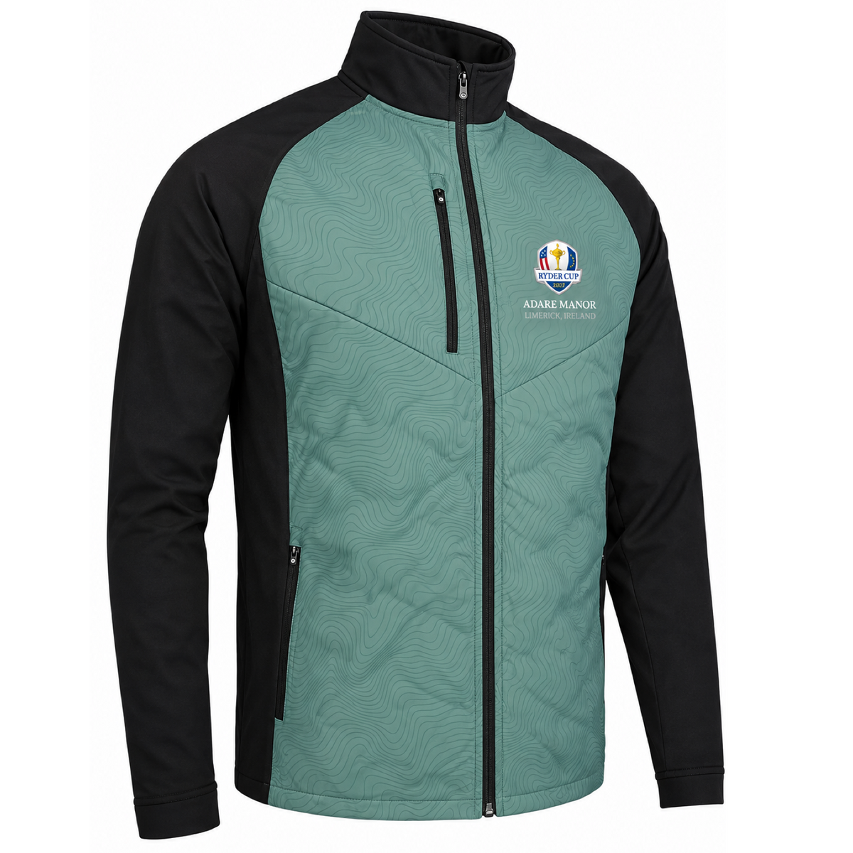 Sunderland Ryder Cup 2027 Davos Jacket Men's (Pine Green Terrain Black)