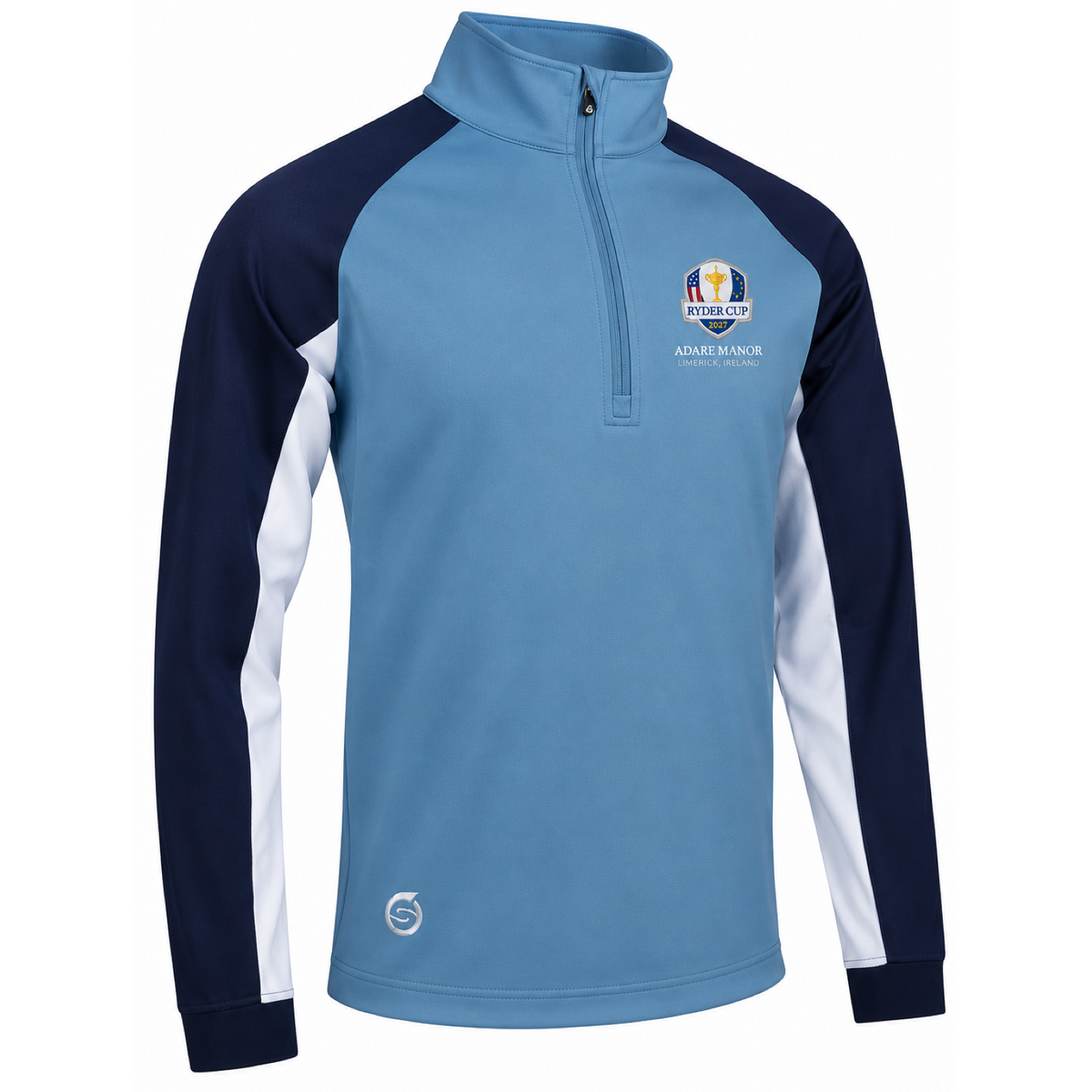 Sunderland Ryder Cup 2027 Colorado Half Zip Men's (Pacific Blue Navy White)