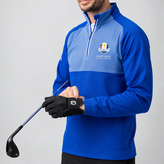 Glenmuir Ryder Cup 2027 Oran Half Zip Top Men's (Blue White)