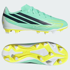 Adidas F50 Hyperfast Club FG Football Boots Junior (Mint KK1305)