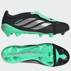 Adidas Predator League Fold Over Tongue FG Football Boots Men's (Black Green JP6273)