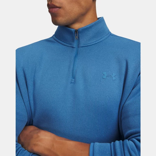 Under Armour Sweater Fleece 1/4 Zip Men's (Aegean Blue 430)
