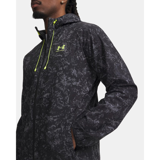 Under Armour Stretch Woven Jacket Men's (Black Green 008)