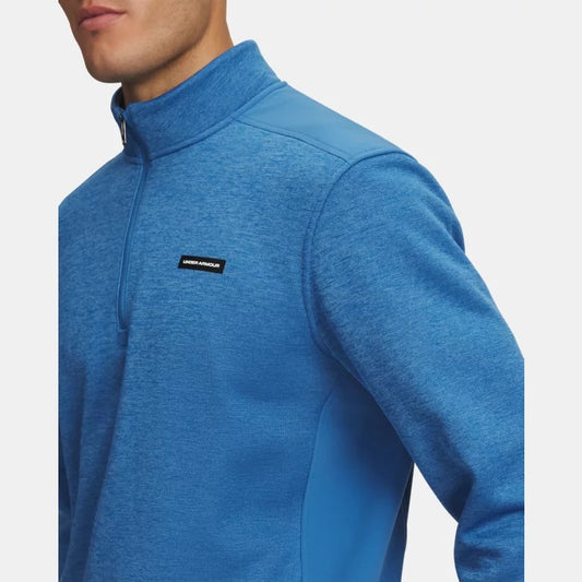 Under Armour SweaterFleece Hybrid Half Zip Men's (Aegean Blue 430)