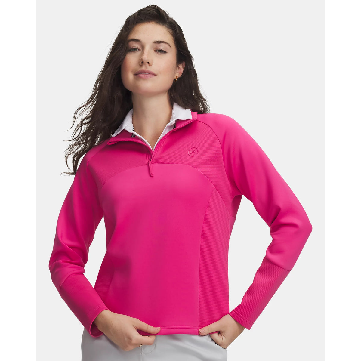 Under Armour Drive Quarter Zip Midlayer Women's (Virtual Pink 622)