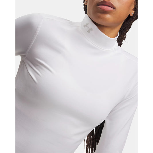Under Armour ColdGear Mock Neck Baselayer Women's (White 100)