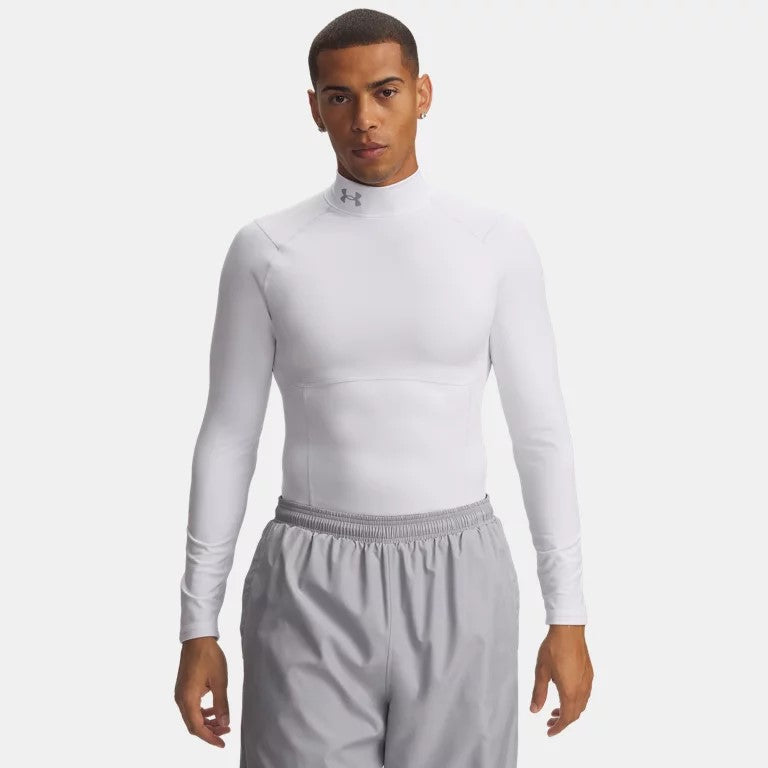 Under Armour ColdGear Elite Neolast Mock Baselayer Men's (White 100)