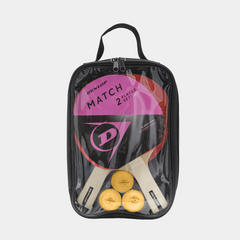 Dunlop Match Table Tennis Set (Red Black)