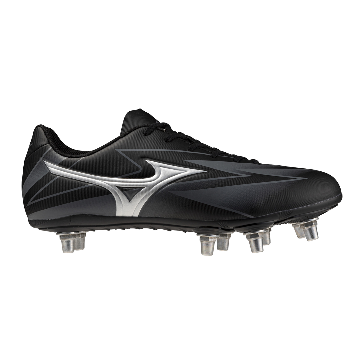 Mizuno Waitangi Club SG Rugby Boots Men's (Black Silver 01)