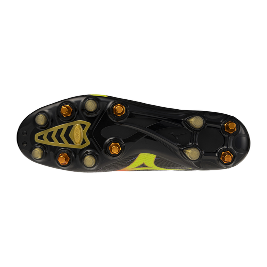Mizuno Alpha III Elite Mix Football Boots Men's (Black Orange 00)