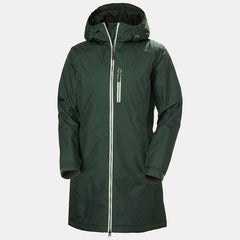 Helly Hansen Belfast Long Winter Jacket Ladies (Dark Jungle 418)