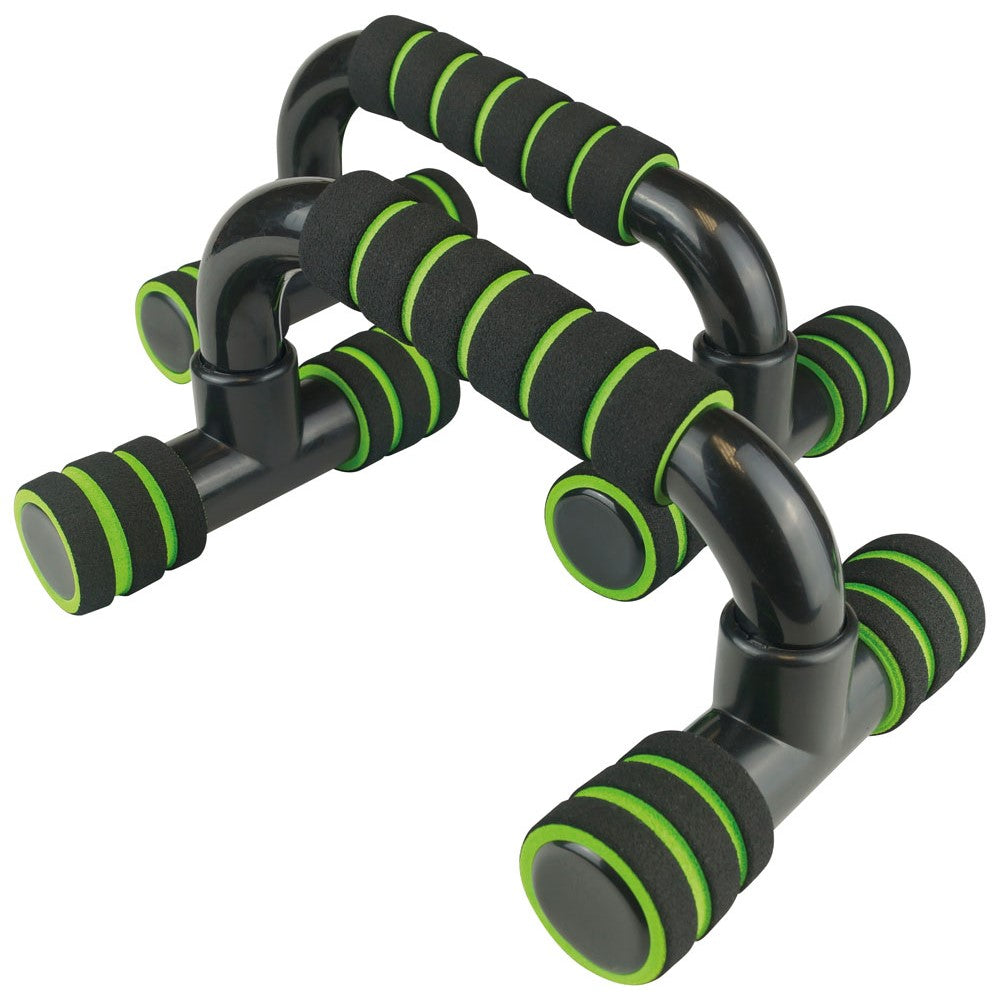 Urban Fitness Push Up Bars (Black Green)