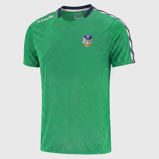 O'Neills Limerick GAA Imperium 060 T-Shirt Men's (Green Marine White)