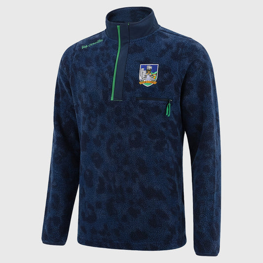 O'Neills Limerick GAA Imperium 028 Half Zip Fleece Junior (Marine Green)