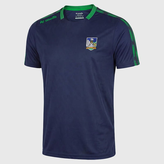 O'Neills Limerick GAA Imperium 060 T-Shirt Men's (Marine Green White)