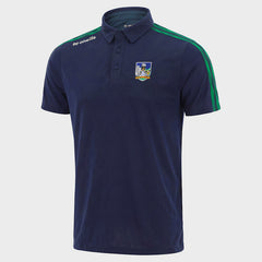 O'Neills Limerick GAA Imperium 061 Polo Shirt Men's (Marine Green White)