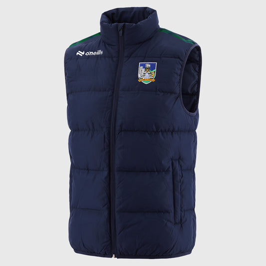 O'Neills Limerick Imperium 069 Padded Gilet Men's (Marine Green White)