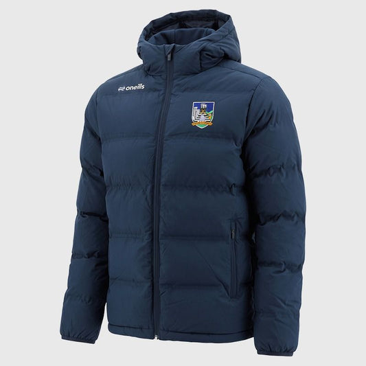 O'Neills Limerick GAA Imperium Hooded Padded Jacket 72 Men's (Marine Green White)