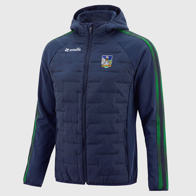 O'Neills Limerick GAA Imperium 075 Hooded Jacket Kid's (Navy Green)