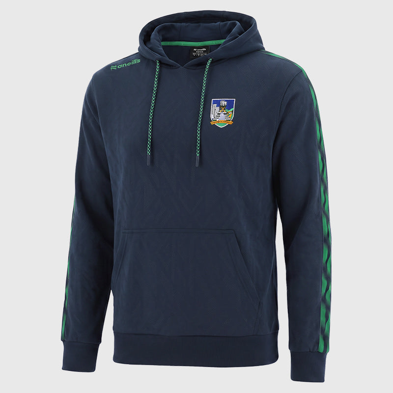 O'Neill's Limerick GAA Imperium 011 Tech Hoodie Kid's (Green Navy)