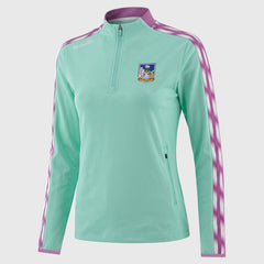O'Neills Limerick GAA Imperium 184 Half Zip Womens (Green Purple White)