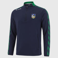 O'Neills Limerick GAA Imperium 184 Half Zip Junior (Marine Green White)